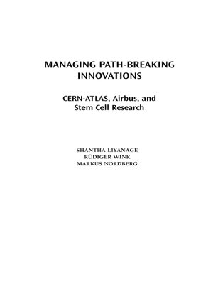 cover image of Managing Path-Breaking Innovations